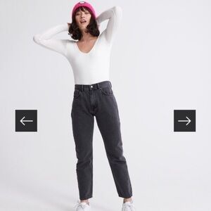 SUPERDRY High Rise Straight Jean